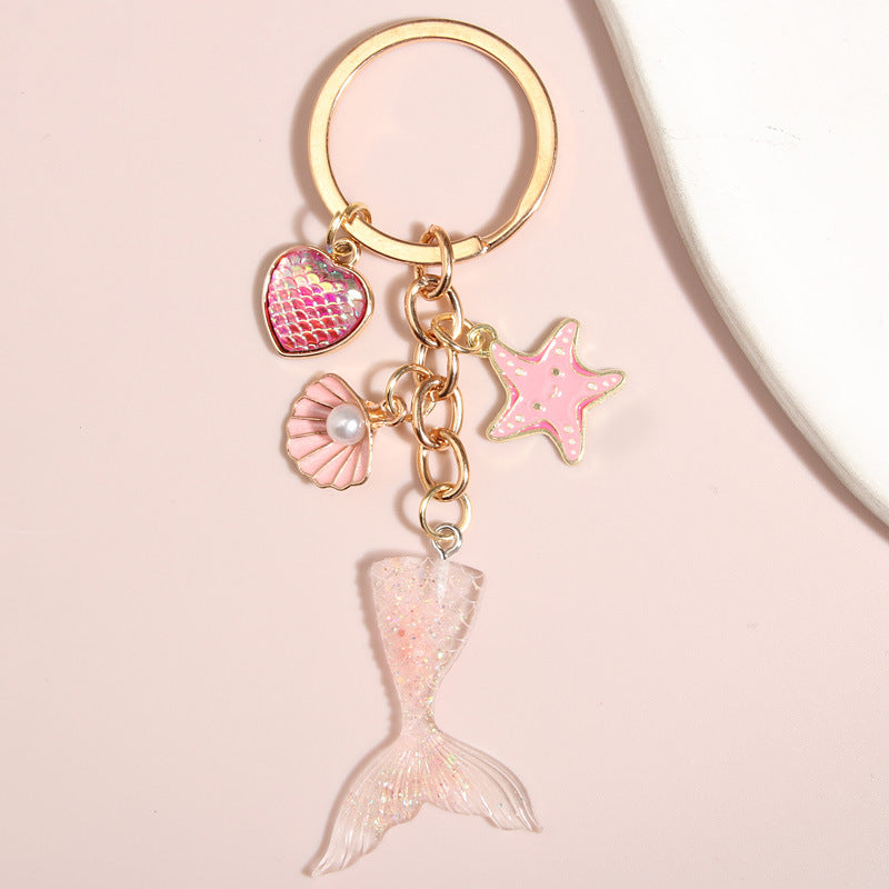 Wholesale Metal Mermaid Keychain